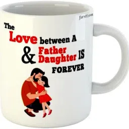 The Love Between Father and Daughter is Forever Coffee - Best Gift for Dad on Birthday / Father's Day - Color - White Ceramic Ceramic Coffee Mug-image-25
