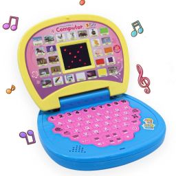 Cute Battery Operated Educational Learning Laptop Toy-image-11