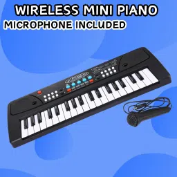 (Piano Keyboard) Toy with 37 Key, Recording and Mic, Adapter for DC Power E130 (Piano Keyboard) Toy with 37 Key, Recording and Mic, Adapter for DC Power E130 Analog Portable Keyboard-15