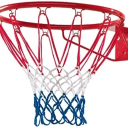 Basketball Ring Diameter 29 cm with Net & Screw/Bolts Ball Size 4 Basketball Ring-image-1