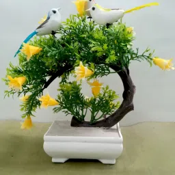 Artificial Plant for Home Décor Bonsai Wild Artificial Plantwith Pot-23