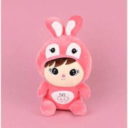Pink Bunny Plush Toy, Soft Doll, Stuffed Rabbit for Children- 30 cm-14