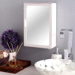 Plastic Bathroom Mirror Storage Cabinet Plastic storage Wall shelf Plastic Wall Shelf-image-24