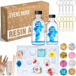 Diy Resin Art pendant Making kit With 200 Gm Epoxy Coaster Mould &More-picture-26