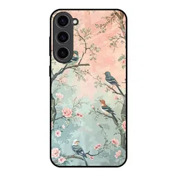 QRIOH Floral Printed Samsung Galaxy S23 Plus 5G Silicone Back Case Mobile Accessories-picture-31