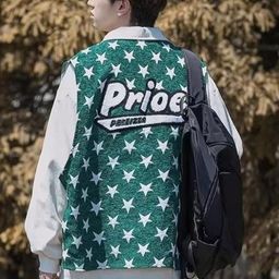 StyleCast Men Typography Open Front Jacket image 4