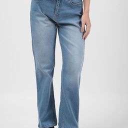 Numero Uno Women Straight Fit High-Rise Light Fade Stretchable Jeans-image-96