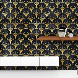 ArtzFolio Printed UV-Resistant Anti-Bacterial Geometric Pattern Peel & Stick Wallpaper-image-57