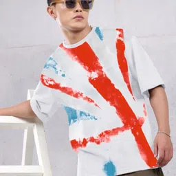 LAUREN ADAMS Men Printed Extended Sleeves Pockets T-shirt-image-43