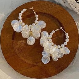 ONUYX Girls Gold-Plated Beaded Hoop Earrings-43