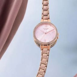 Sonata Women Embellished Dial & Bracelet Style Straps Analogue Watch SP80066WM01W-46
