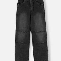 Urbano Juniors Boys Loose Relaxed Fit Heavy Fade Stretchable Jeans-image-57