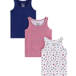 Honeyhap Boys Pack Of 3 Printed Sleeveless Basic Innerwear Vests 17591369-image-7