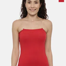 GOLDSTROMS Women Pack Of 2 Cotton Sleeveless Camisoles-SLP-9008-RED-RED-image-62