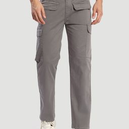 Bene Kleed Men Relaxed Fit Mid-Rise Cargos Trousers-picture-41