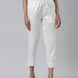 TWIN BIRDS Women Printed Straight Fit Trousers-image-34
