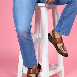 STEPHORN Men Tan Sandals-picture-6