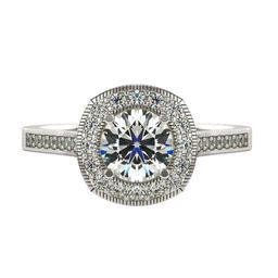 VALANOVA Women 18 Kt Sterling Silver Plated Lab Grown 1.14 cts Diamond Ring 2.72gm-image-47