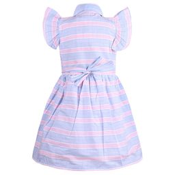 Wish Karo Checked Flutter Sleeve Fit & Flare Dress image 3