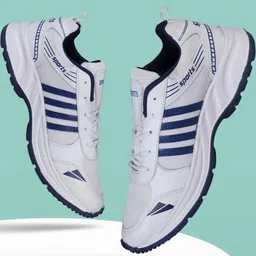 Free Kicks Men White Synthetic Marking Running Sports Shoes-picture-36