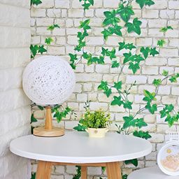 Asian royal Green & White Printed Waterproof Wallpaper-image-93