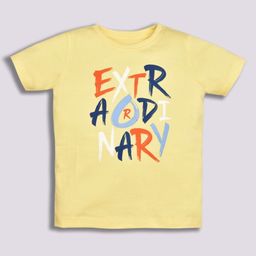 YK Boys Typography Printed Round Neck Cotton T-shirt-image-24
