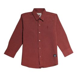 Gini and Jony Boys Comfort Fit Vertical Striped Spread Collar Cotton Casual Shirt-image-16