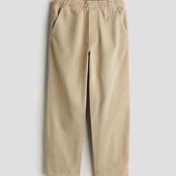H&M Cotton Twill Joggers-image-47