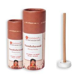 GaneshaSpeaks 80-Pcs Brown Sandalwood Dhoop Sticks-image-87