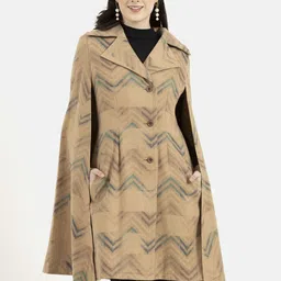 Owncraft Printed Double Breasted Wool Trench Coat-picture-53
