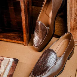 NR By Nidhi Rathi Men Textured Loafers-image-48
