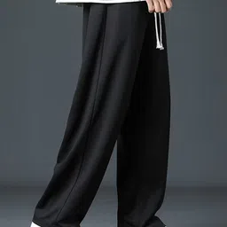 StyleCast Men Relaxed Fit Mid Rise Track Pants-picture-5