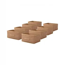 Aura Beige Set of 6 Regular Drawer Organiser Organisers-18