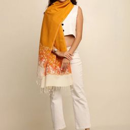 Knitkala Unisex Floral Embroidered Shawl-picture-56