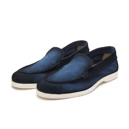 SHUTIQ Men Suede Slip-On Sneakers-image-64