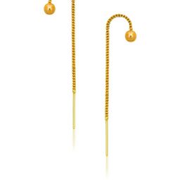 Raj And Deb Gold-Plated Drop Earrings-image-67