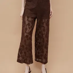 Ginger by Lifestyle Women Floral Trousers-image-96