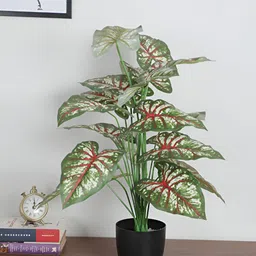 ARICK DECOR Red 1 Pieces Artificial Plant With Pot-image-11