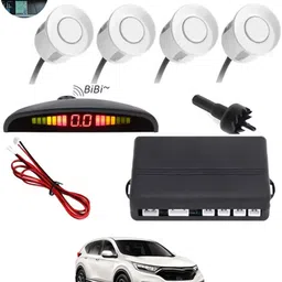 monolive Car Reverse Parking White Sensor With Led Display/Buzzer-75 White 4Parking Sensor Increased Safety For Passengers Universal For Car-75 Parking Sensor-picture-9