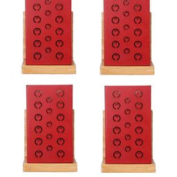 SOMIL Red Glass Cylinder Printed Wall Lamps-image-16