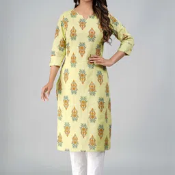 Indiwest Floral Printed Rayon A-Line Kurta-picture-35