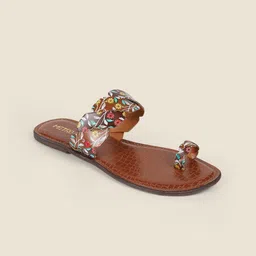 Metro Embellished Leather Block Sandals-14