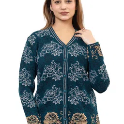 TWENTY ME Women Floral Printed V-Neck Cardigan-image-48