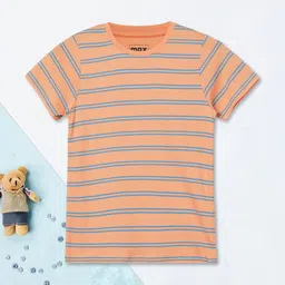 max Boy's Striped Short Sleeve Cotton T-shirt-picture-48