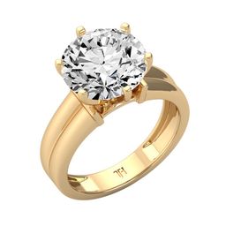 THE JEWEL HOUSE Women 14KT Gold Ring With 4.45 g Diamond-image-50
