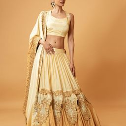 Quench A Thirst Embroidered Thread Work Ready to Wear Lehenga & Semi-Stitched Blouse With Dupatta-picture-34