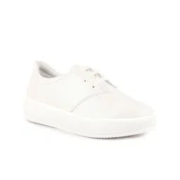 FAUSTO Women Round Toe Lace Ups Height Enhancer Lightweight Sneakers-image-24