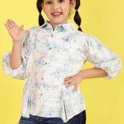 Ishti Floral Print Shirt Style Top-image-32