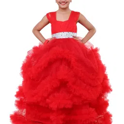 Wish little Net A-Line Maxi Dress-33