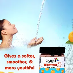 CARET ORGANIC Set Of 2 Glutathione Soap & Vitamin C Scrub image 3
